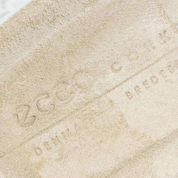 New ECCO Womens Corksphere Leather Grey Tong Sandals D241 - Picture 9 of 13